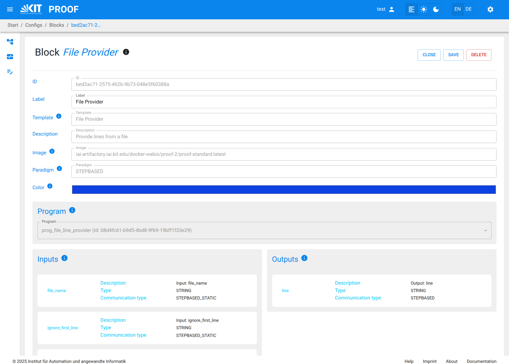 Configure Block Settings