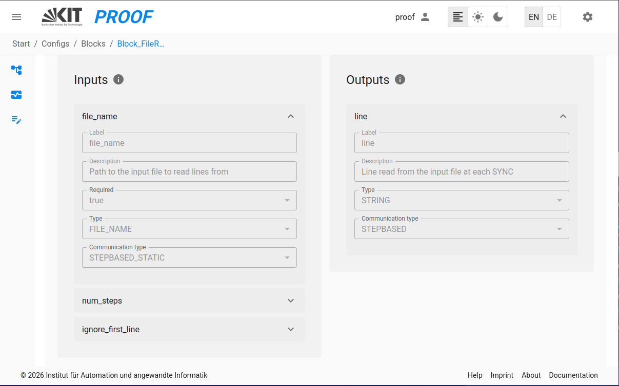 Configure Block Settings